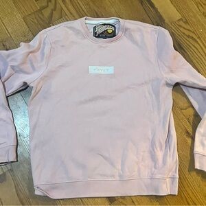 San Francisco Work Shirts Pink/Mauve "elevate" Sweatshirt unisex size Large